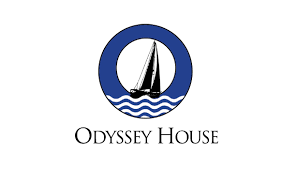 Odyssey House logo with sailboat design.