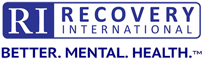 Recovery International logo, Better Mental Health.